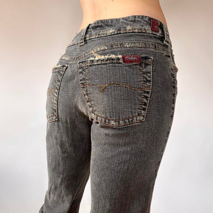 Y2K Low Rise Bootcut Jeans (XS/S)