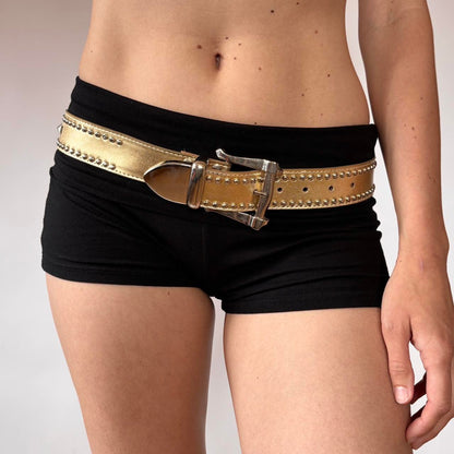 Vintage Gold Studded Belt