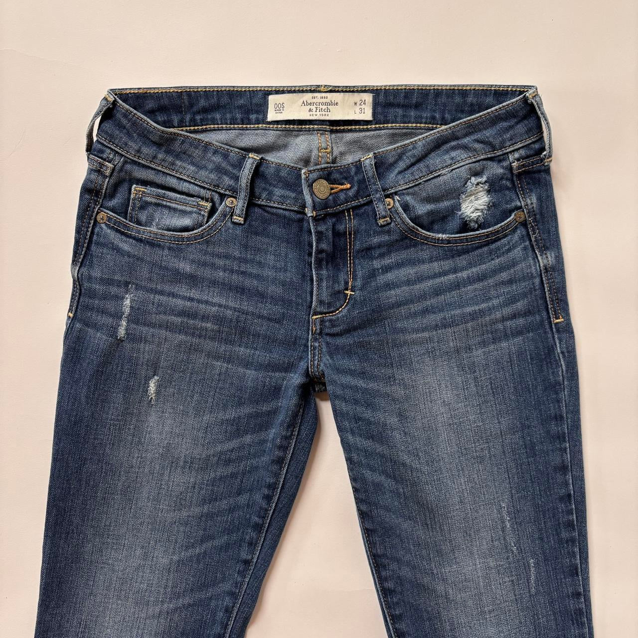 Abercrombie & Fitch Low Rise Jeans (XXS)