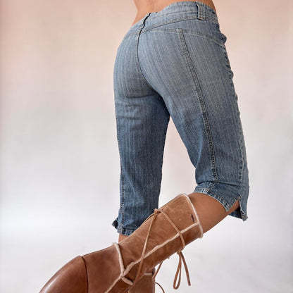 Y2K Denim Capris (XS)