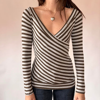 00s French Striped Top (S)