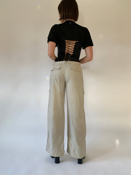 Y2K Cargo Trousers - Small