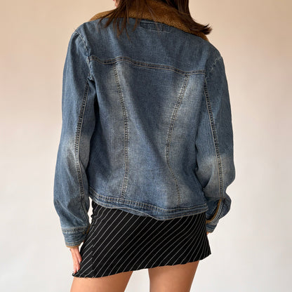 Y2K Cozy Denim Jacket (M)