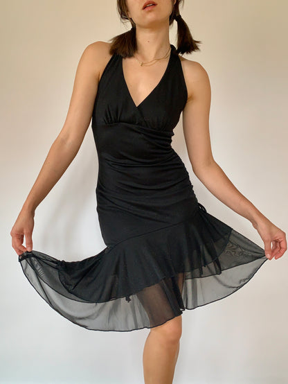 Y2K Glitter Midi Dress