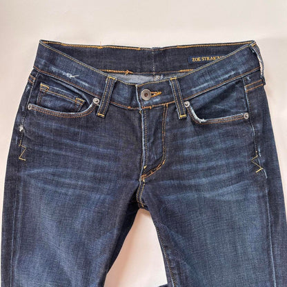 2000s Low Rise Slim Straight Jeans (XXS)