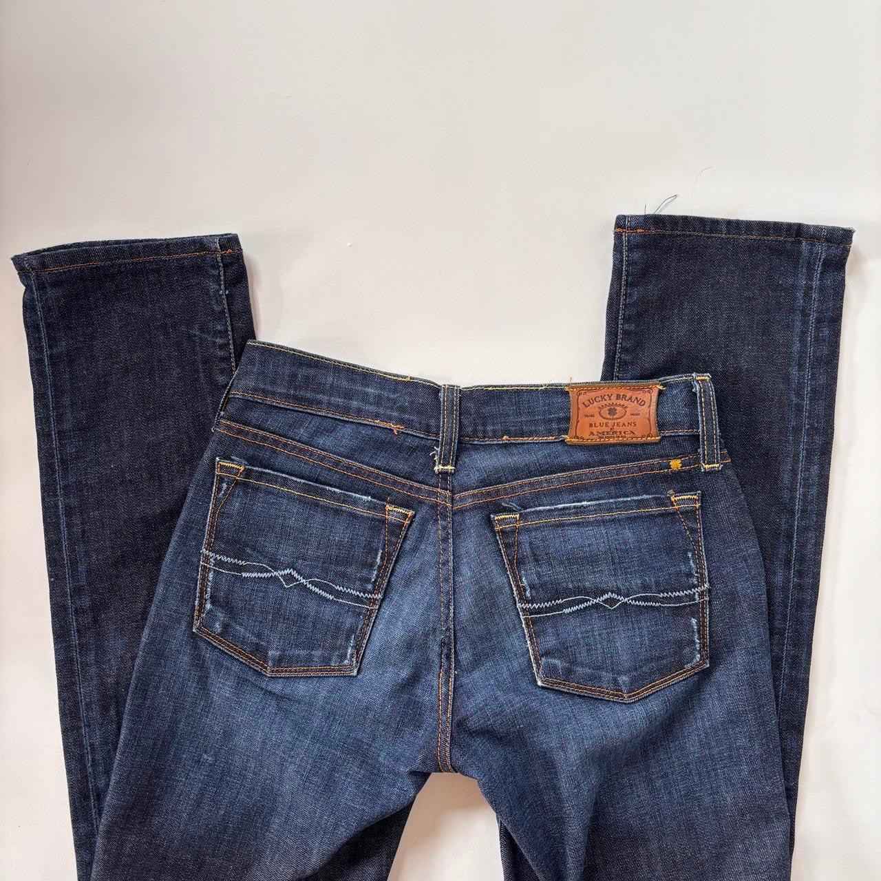 2000s Low Rise Slim Straight Jeans (XXS)