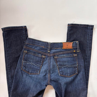 2000s Low Rise Slim Straight Jeans (XXS)