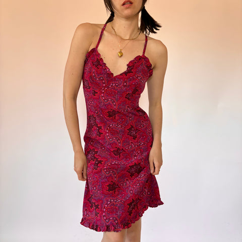 2000s Paisley Midi Dress (S)
