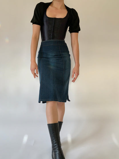 Y2K Denim Midi - Small