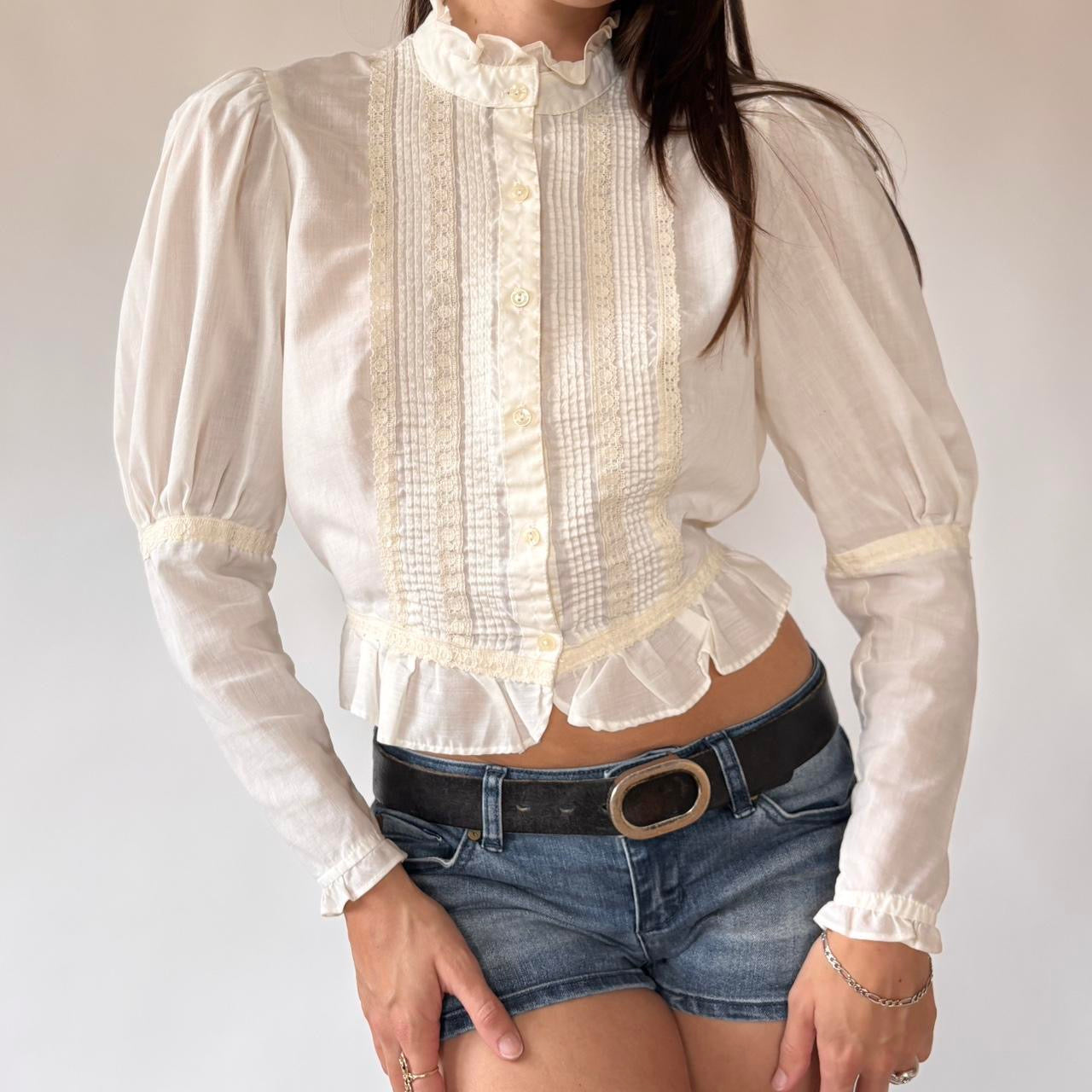 70s Prairie Blouse (S)