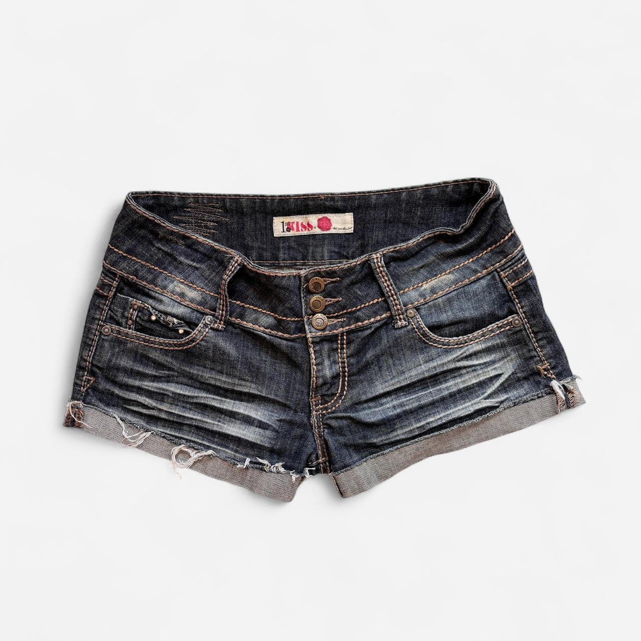 Y2K Low Rise Denim Shorts (M)