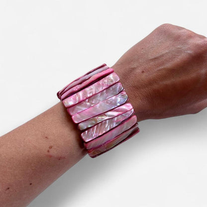 Pink Mermaid Shell Bracelet