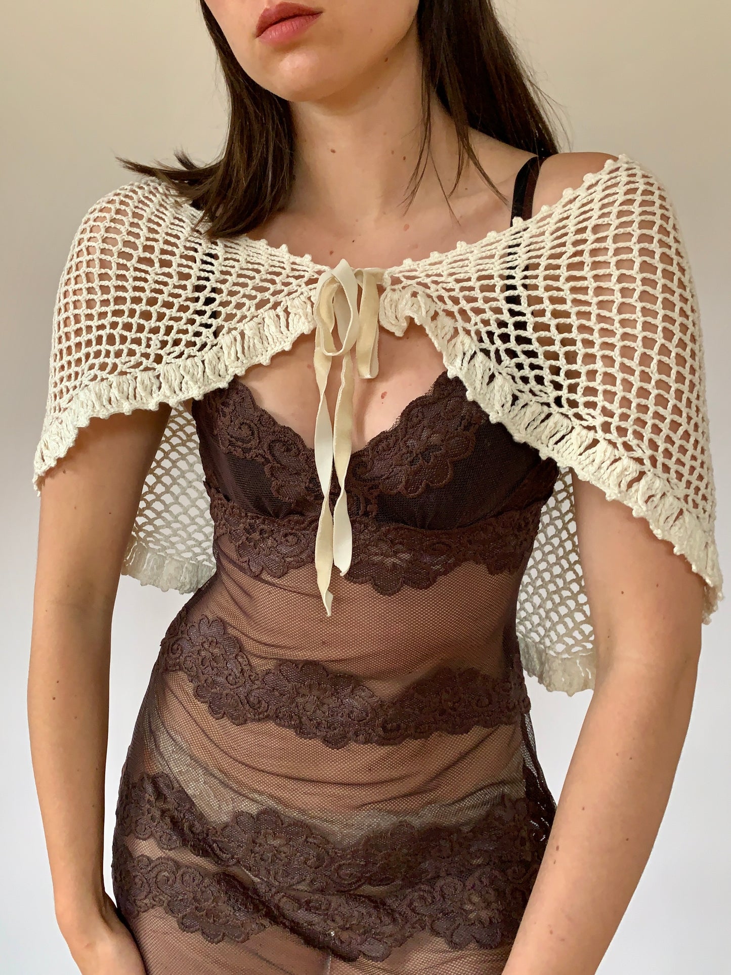 Vintage Crochet Shawl