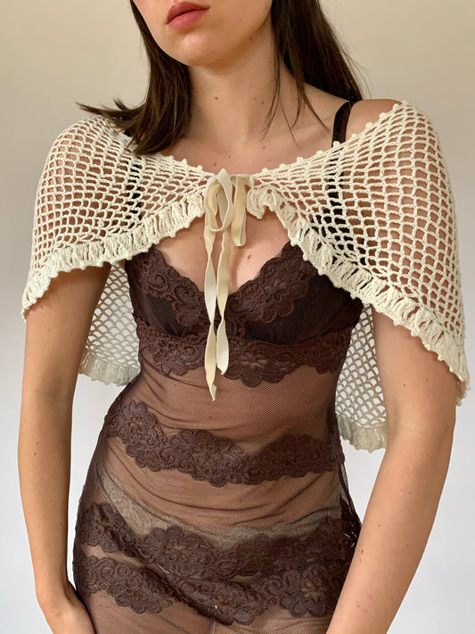 Vintage Crochet Shawl