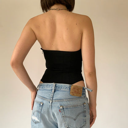 Y2K Strapless Top (XS)