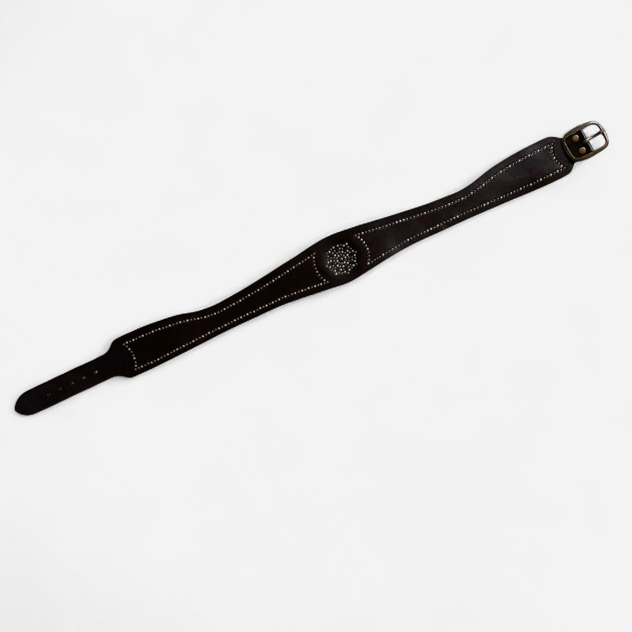 Studded Leather Belt