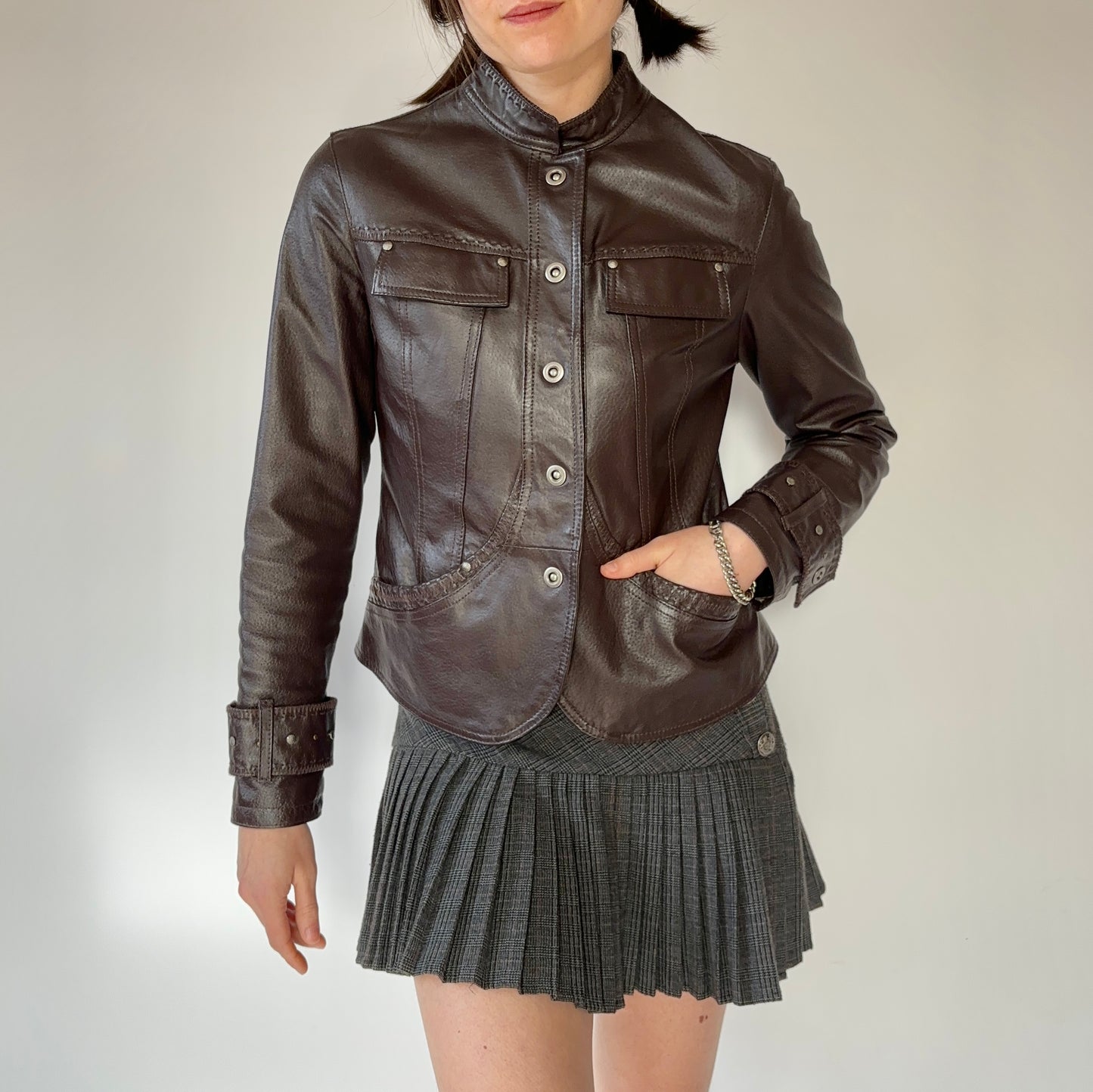 2000s Leather Jacket (S)