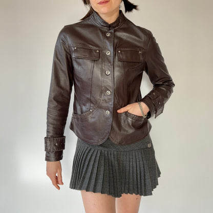 2000s Leather Jacket (S)