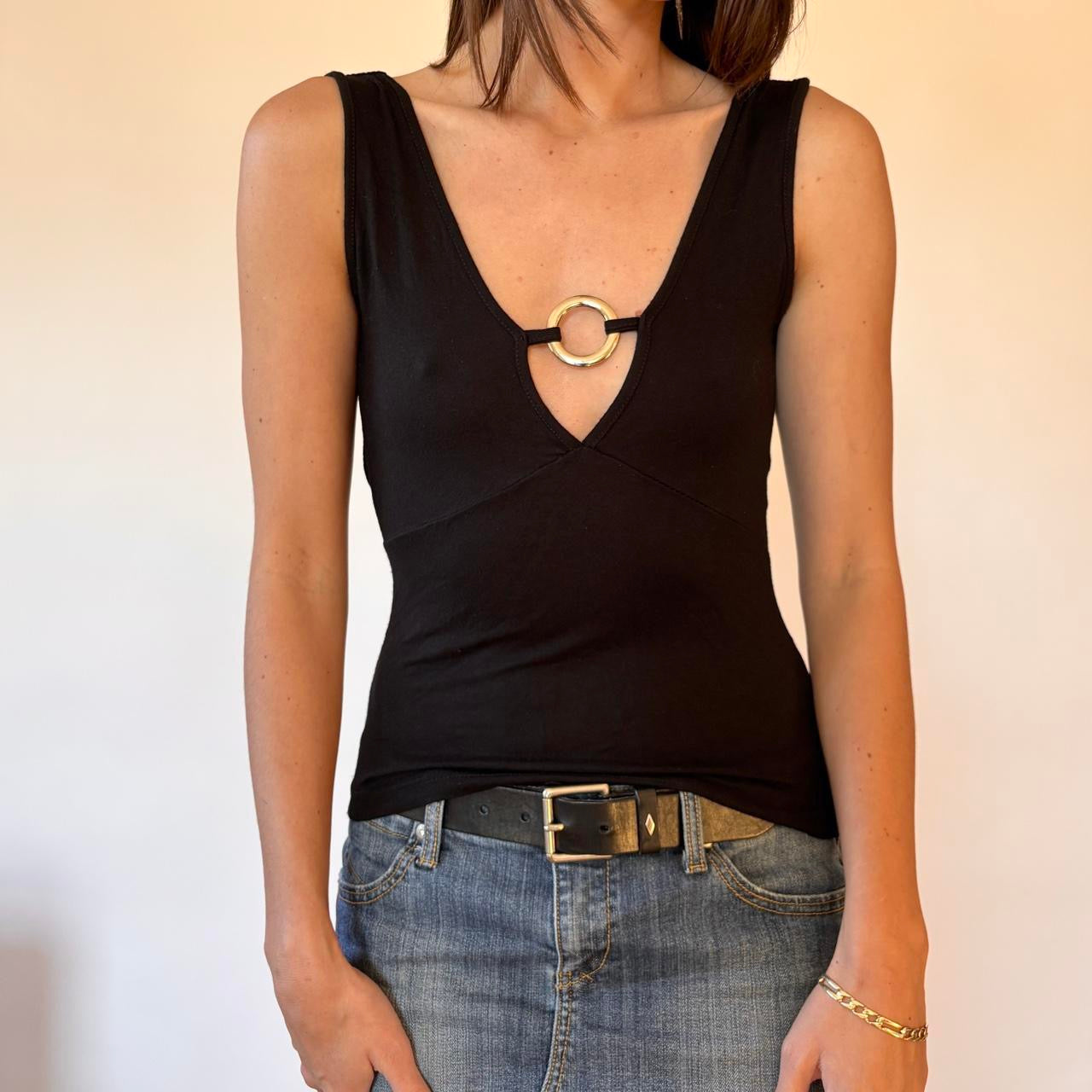 Italian Y2K O-Ring Top (XS/S)