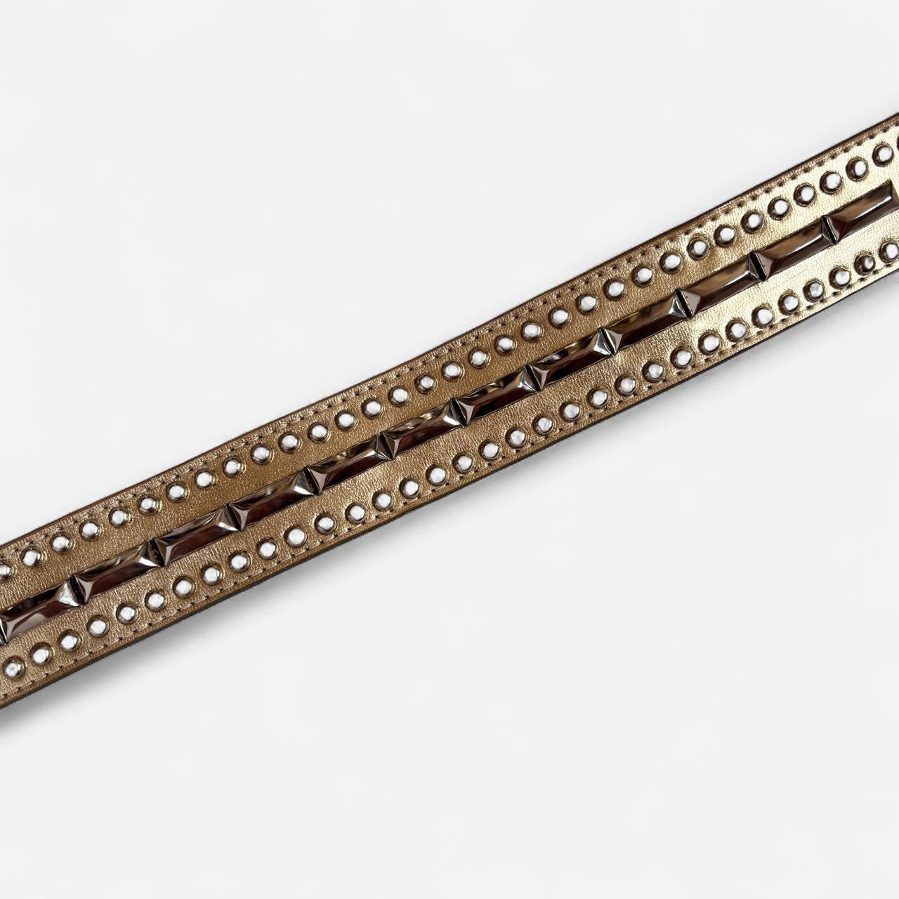 Vintage Gold Studded Belt