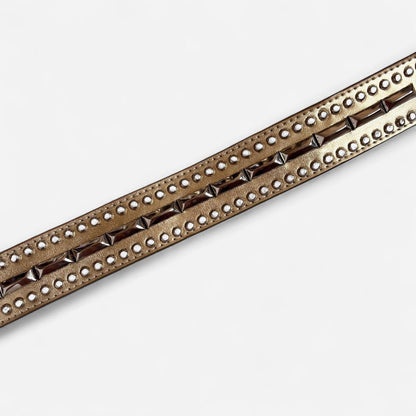 Vintage Gold Studded Belt