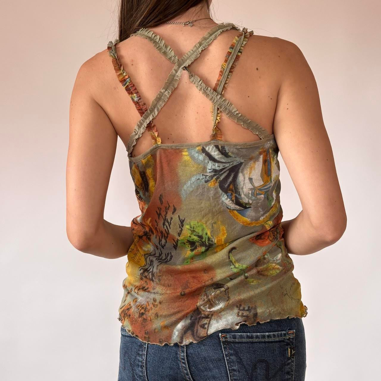 Beaded Mesh Fairy Top (XL)