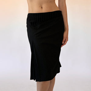 2000s Corpcore Midi Skirt (S)