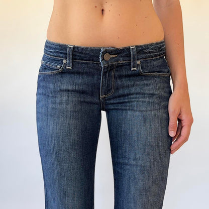 Y2K Low Rise Flare Paige Jeans (XS)
