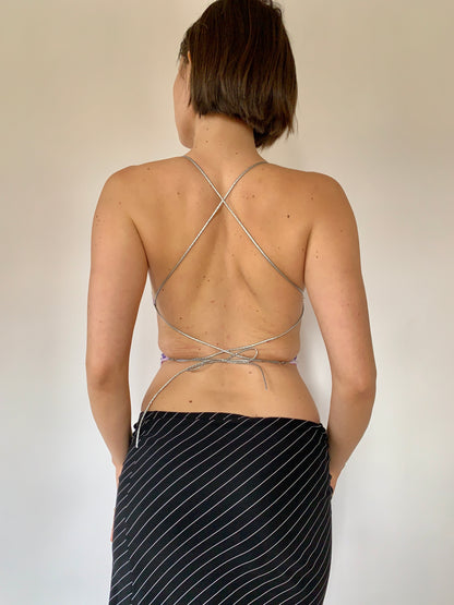 Butterfly Sequin Top - Small