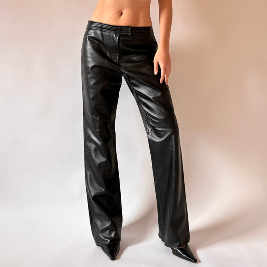 Vintage Genuine Leather Pants (S/M)