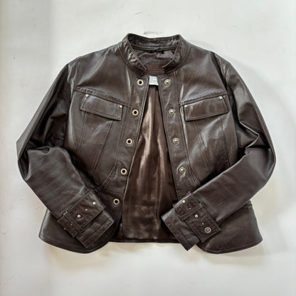 2000s Leather Jacket (S)