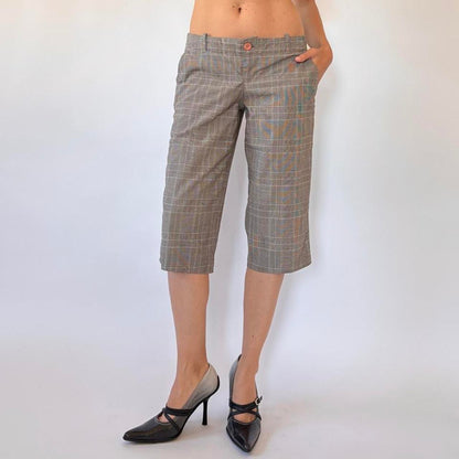 Y2K Low Rise Capri Trousers (M)
