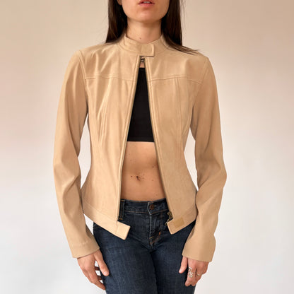 2000s Moto Zip Up Jacket (S)