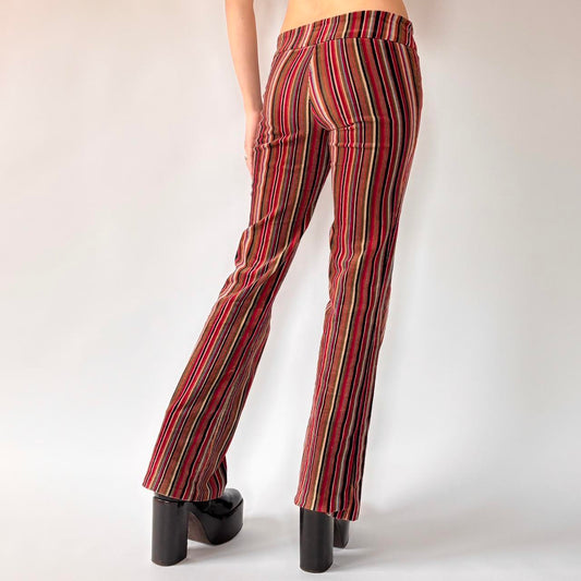 90s Does 70s Stripy Pants (S)