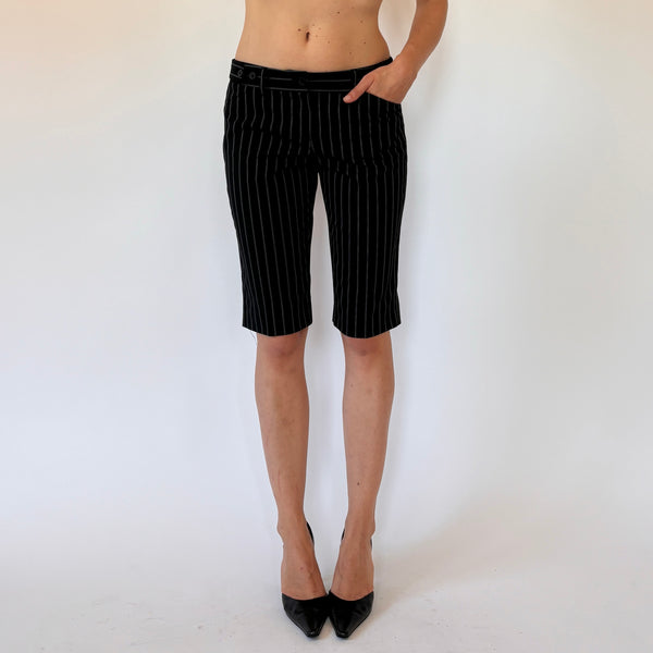 Y2K Pinstripe Shorts (XS)