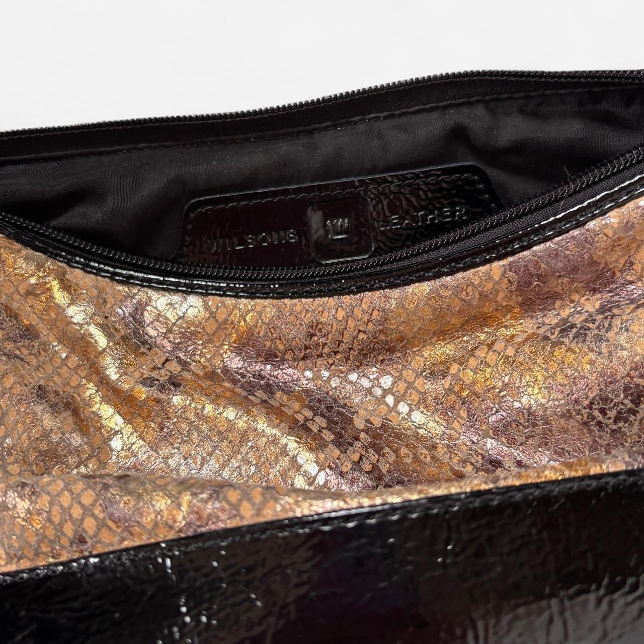 Wilson’s Leather Snakeskin Mini Bag