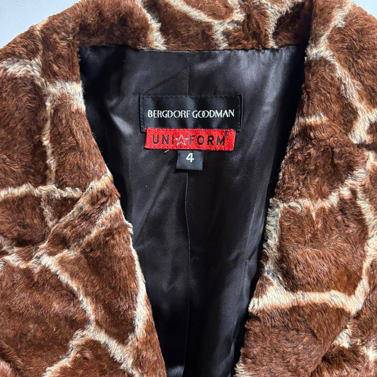 Bergdorf Goodman Giraffe Coat (S)