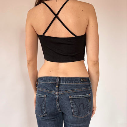 90s Slinky Glitter Top (S/M)