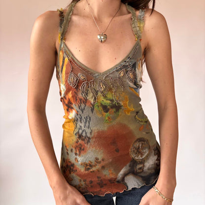 Beaded Mesh Fairy Top (XL)