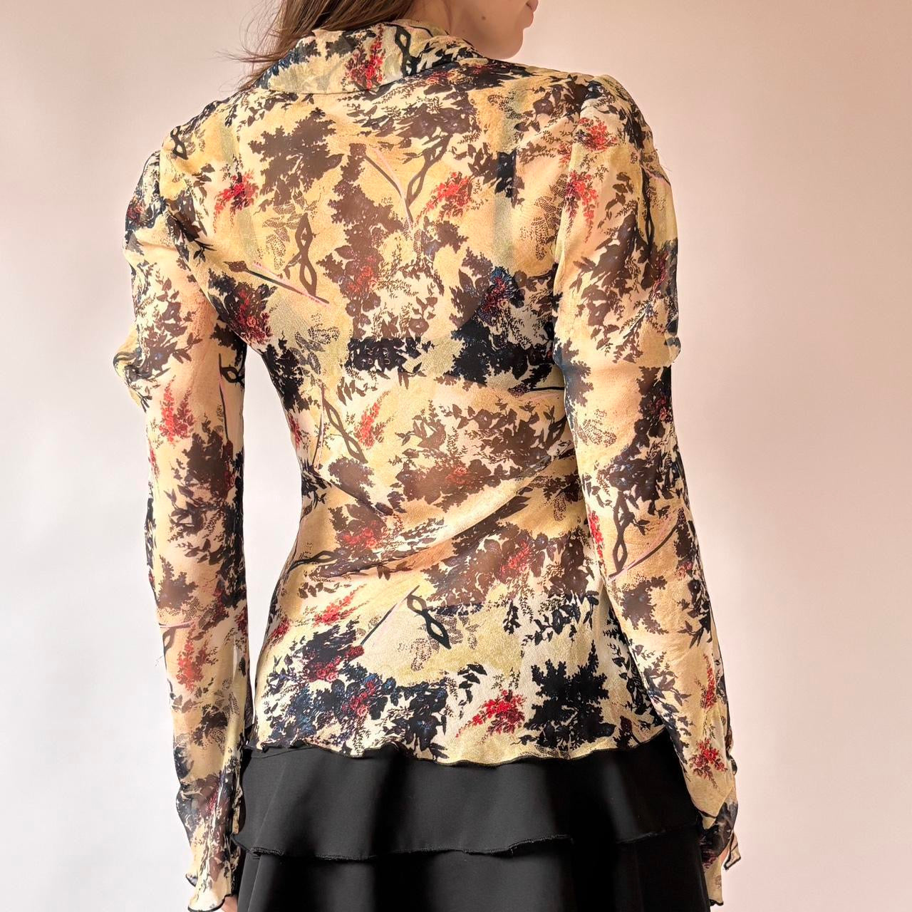 Diane Von Furstenberg Silk Blouse (S)