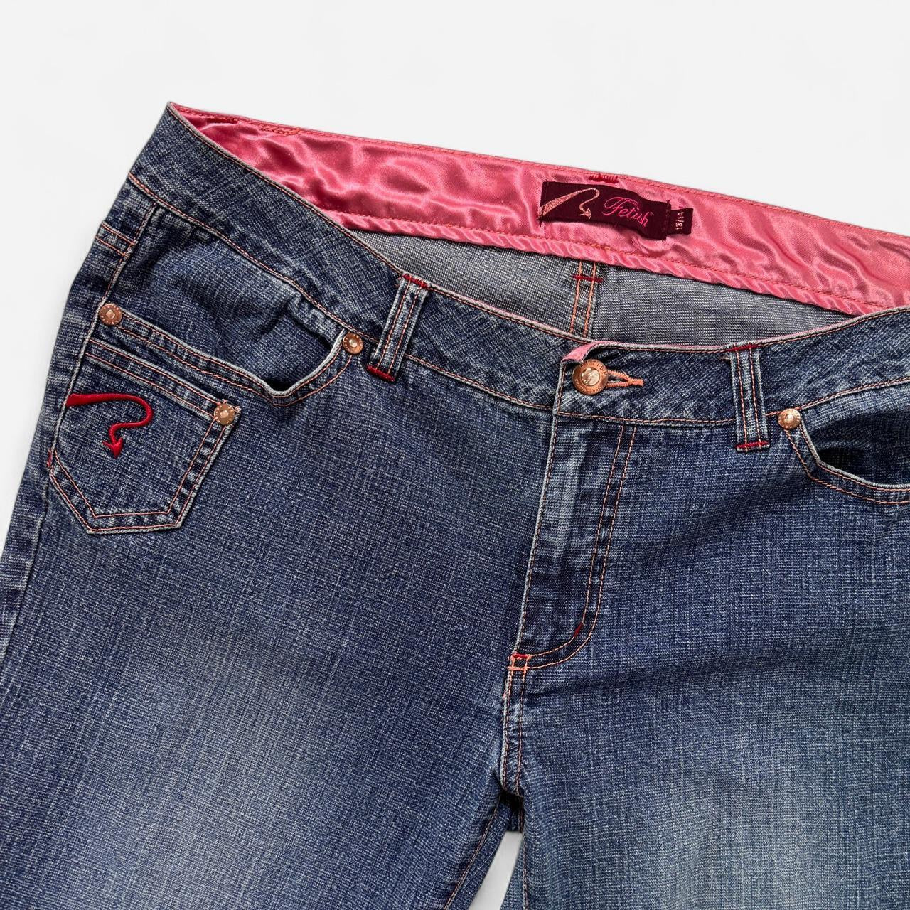 Y2K Fetish Low Rise Jeans (M)