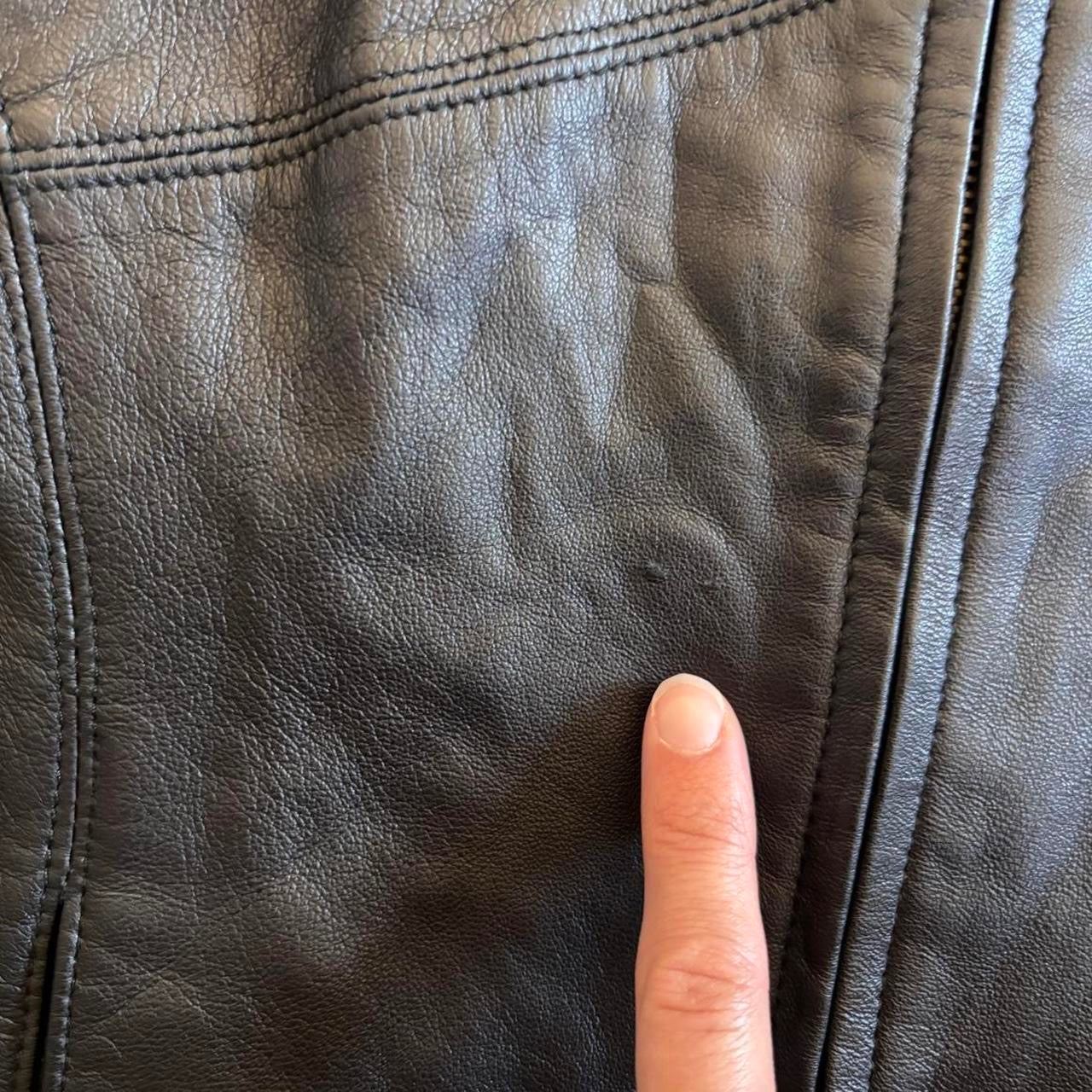 Italian Leather Moto Jacket (S)