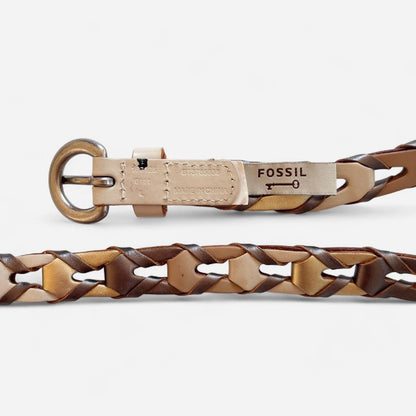 Fossil Braided Leather Belt