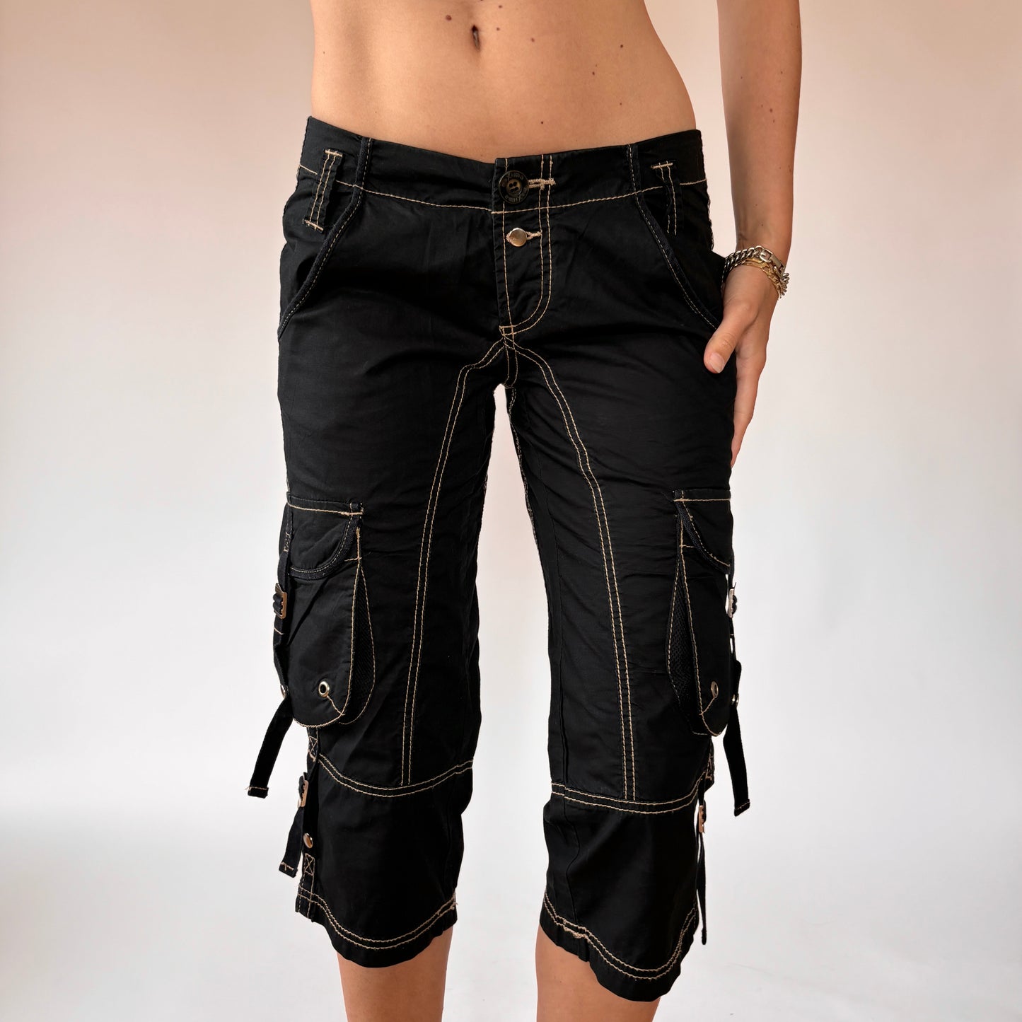 DKNY Sporty Cargo Capris (XS)