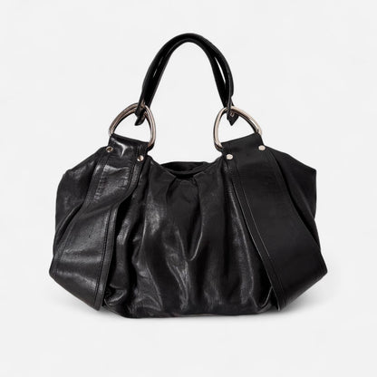 00s Black Leather Kooba Bag