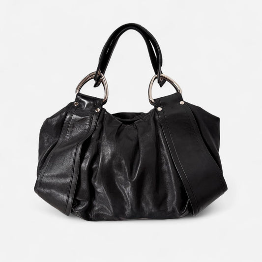 00s Black Leather Kooba Bag