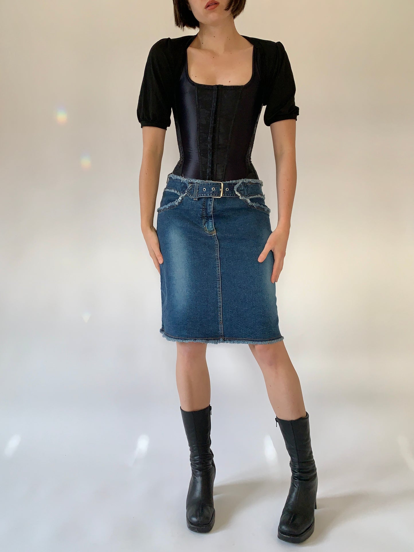 Y2K Belted Midi (S/M)