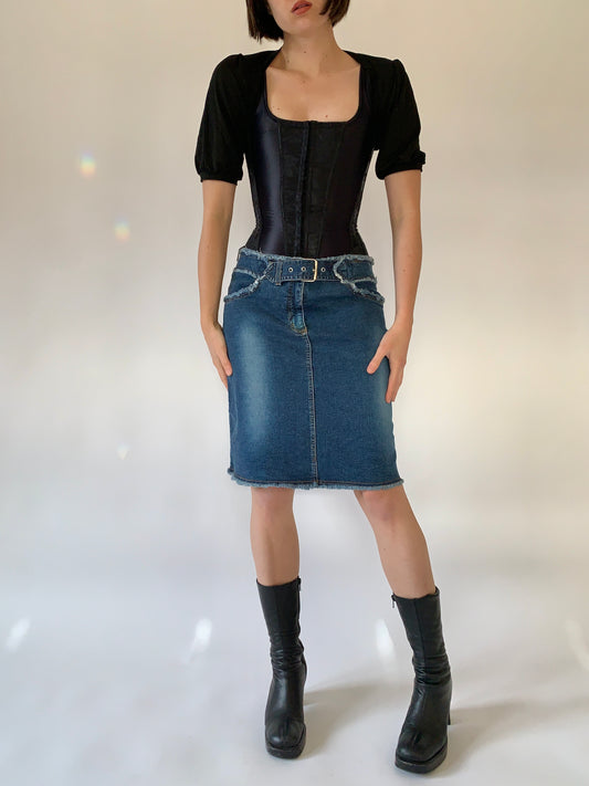 Y2K Belted Midi (S/M)