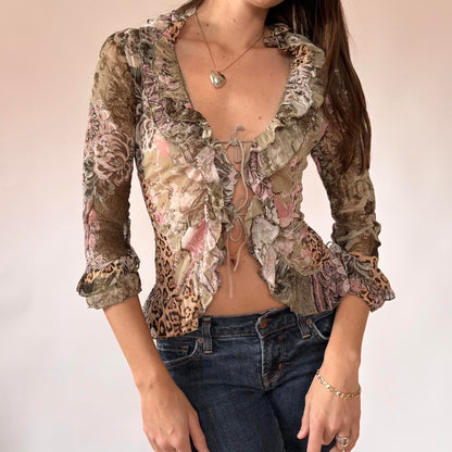 Y2K Mesh Fairy Top (M/L)