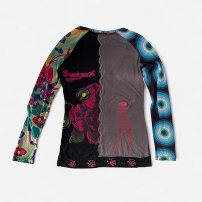 Desigual Graphic Longsleeve Top (L)